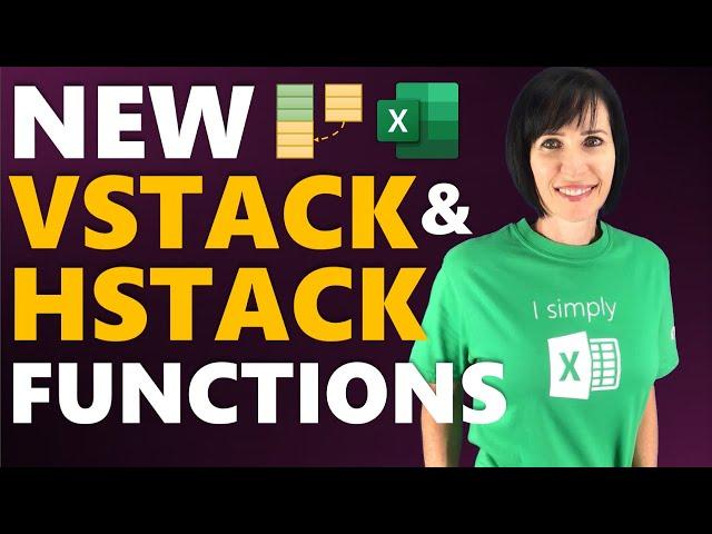 Exciting NEW Excel Functions for Compiling Data - VSTACK & HSTACK!