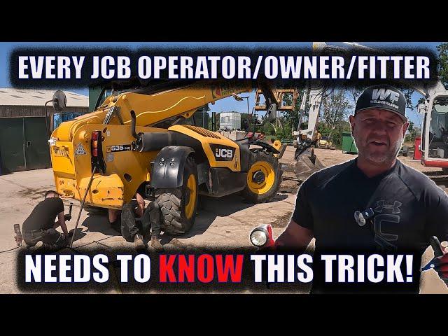 JCB Seized Boom Pin Problems SOLVED Easy with Experience!