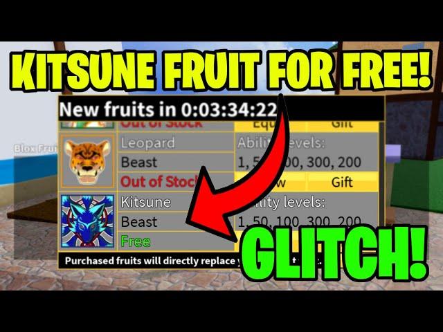 PERMANENT KITSUNE FRUIT FOR FREE!