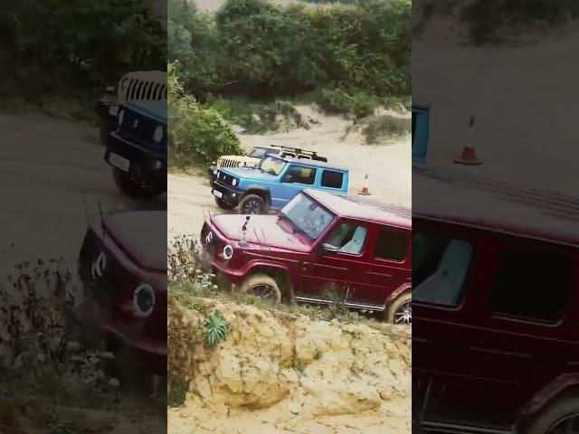 AMG G63 v Jimny v Wrangler OFF-ROAD!