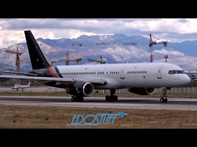 Titan Airways Boeing 757-200 G-POWH Takeoff - Split Airport LDSP/SPU