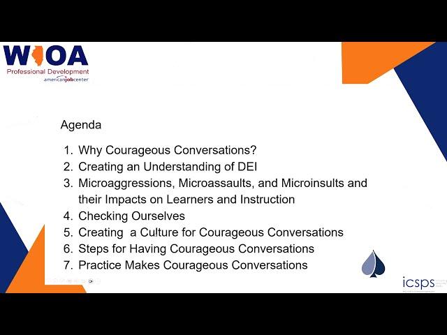 Creating a Culture for Courageous Conversations   August 21 2024