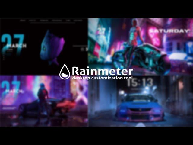 Rainmeter Layouts | Make Windows Look Better | Tutorial & Downloads