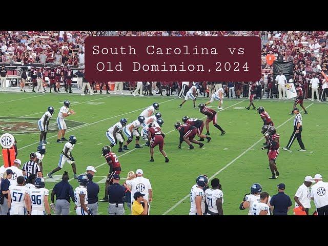 South Carolina Gamecocks vs Old Dominion Monarchs | 2024 Season Opener | Fan Experience | 8.31.2024