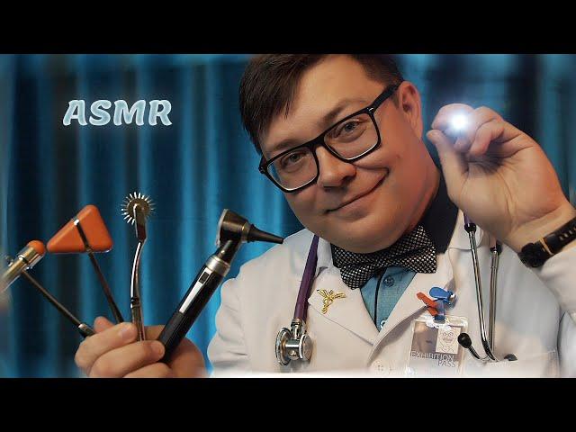 ASMR Doctor - Neurologist, ophthalmologist, ENT, therapist - Quick examination