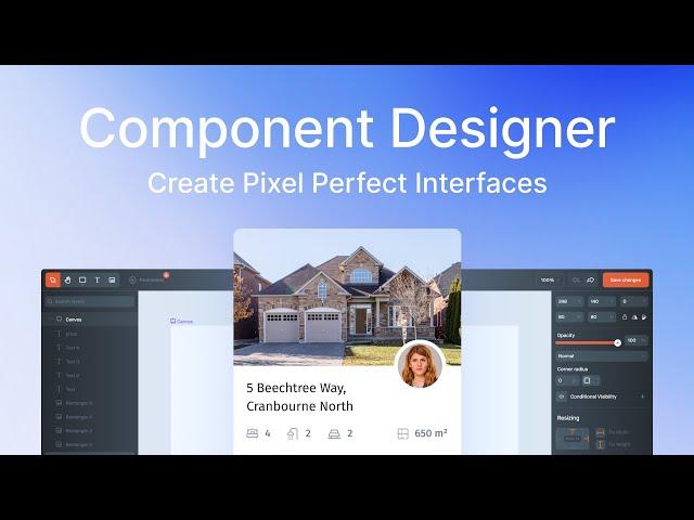 Create Pixel Perfect Interfaces with Component Designer | Jet Admin