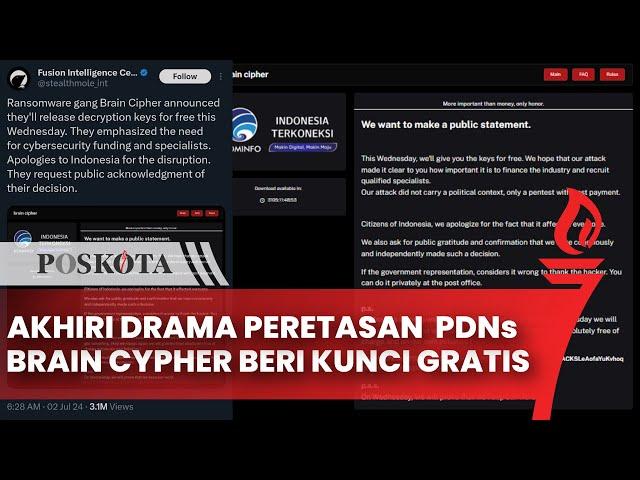 Pelaku Peretasan PDNs Berikan Kunci Gratis, Minta Pengakuan Publik dan Apresiasi