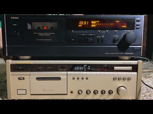 TEAC V-9000  vs  MARANTZ SD-66SE Cassette Deck