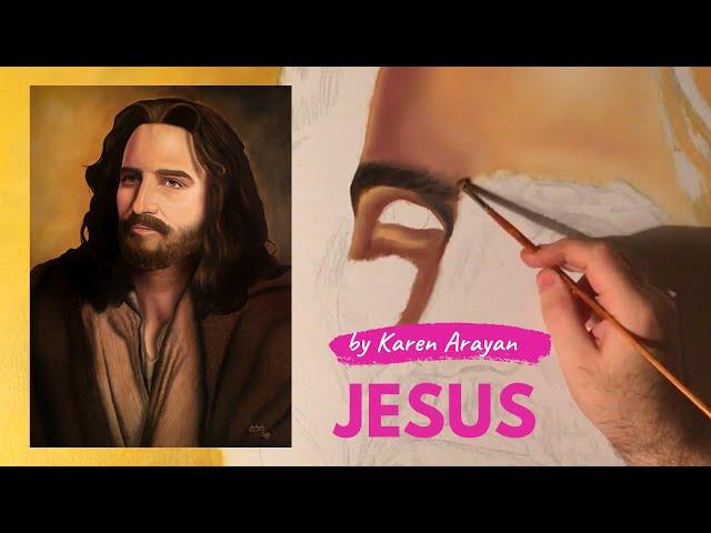 Karen ArAyAn - Jesus // oil on canvas // 80x120 // 2020