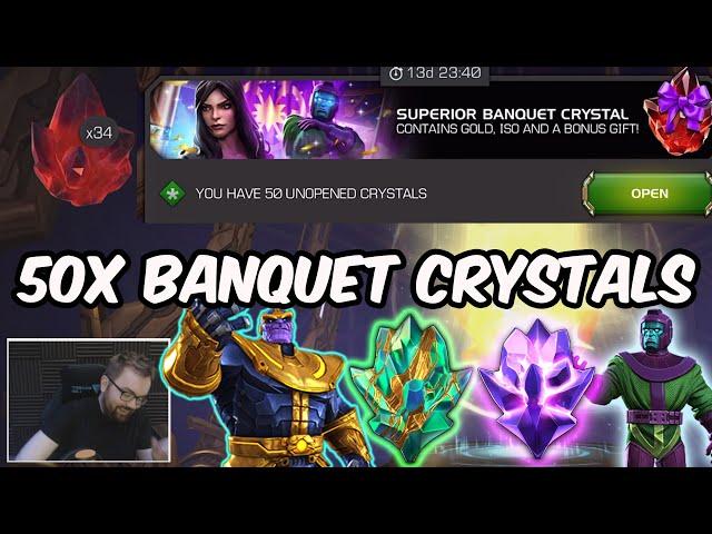 50x Superior Banquet Crystal Opening - Gifting Event 2024 - Marvel Contest of Champions