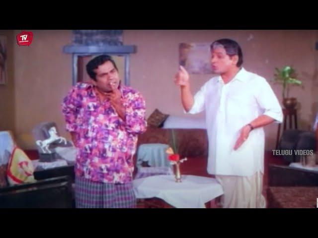 Brahmanandam And Avs Funny Old Comedy Scene | @TeluguVideoZ