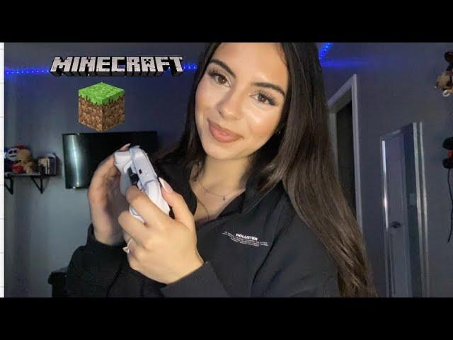 Asmr|| Minecraft survival game play (clicky control sounds)️