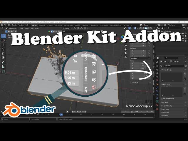 How to Install Blender Kit Addon in Blender [Tutorial]