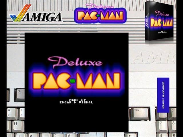 COMMODORE AMIGA # DELUXE PACMAN (EDGAR M. VIGDAL , 1995.) # 113.810 PTS. # BEGINNER LEVEL #