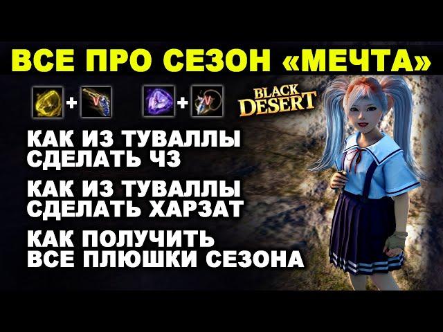 КАК ПОЛУЧИТЬ ХАРЗАТ и ЧЗ из ТУВАЛЛЫ. ВСЕ про СЕЗОН "МЕЧТА" в БДО (BDO - Black Desert)