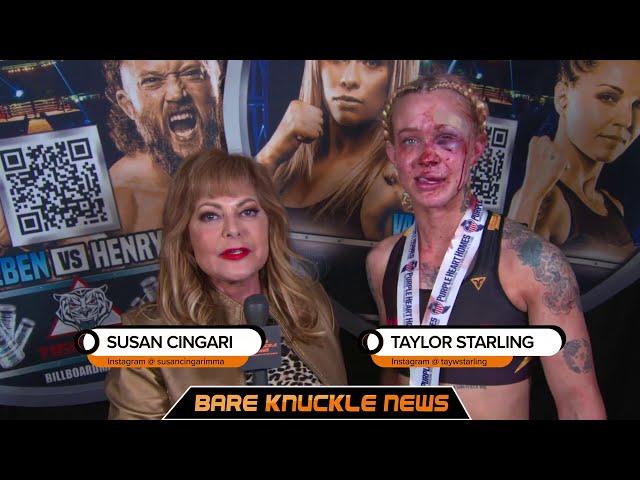 Taylor Starling vs Charisa Sigala Post-Fight Interview With Susan Cingari