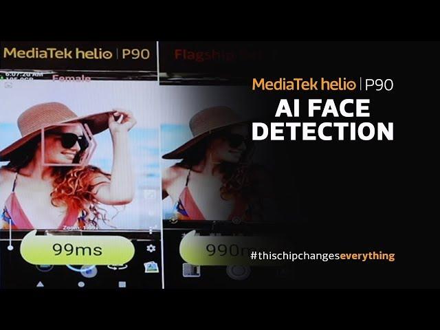 AI Face Detection powered by MediaTek Helio P90