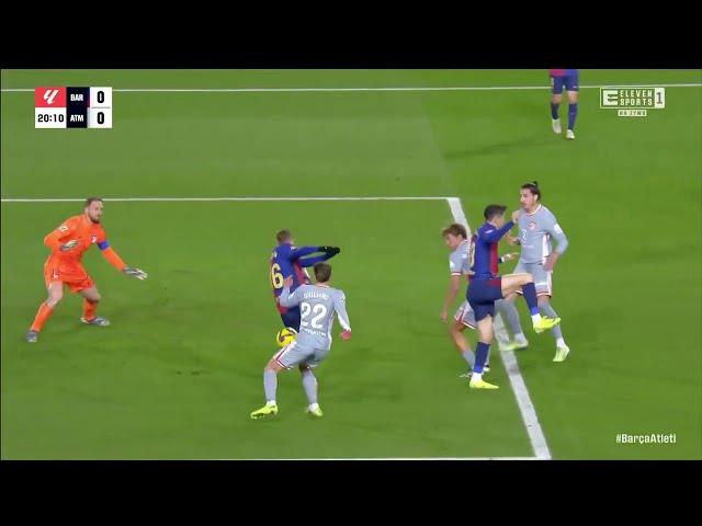 Giuliano Simeone handball v FC Barcelona | 21st December 2024 | LaLiga EA Sports