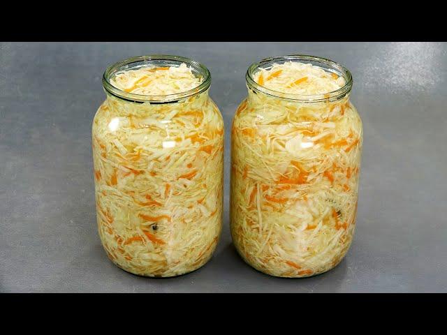 Квашеная капуста  Вкусная и ХРУСТЯЩАЯ  Delicious Sauerkraut
