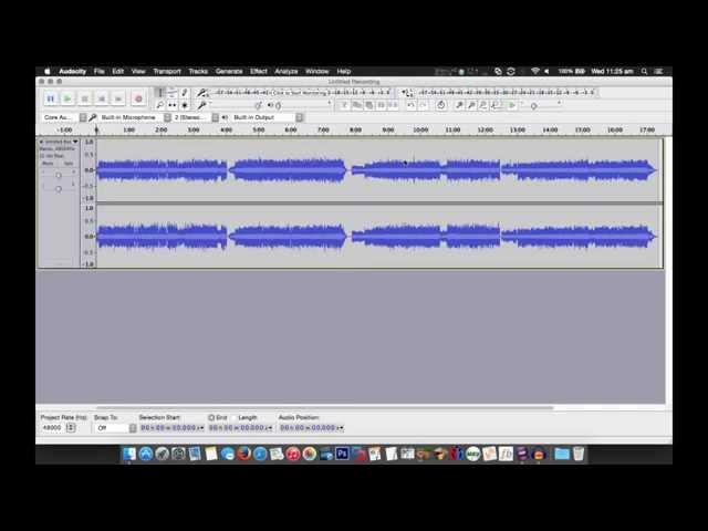 Easily split large audio files into tracks with Audacity