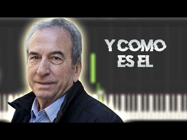 Jose Luis Perales - Y Cómo Es Él | Instrumental Piano Tutorial / Partitura / Karaoke / MIDI