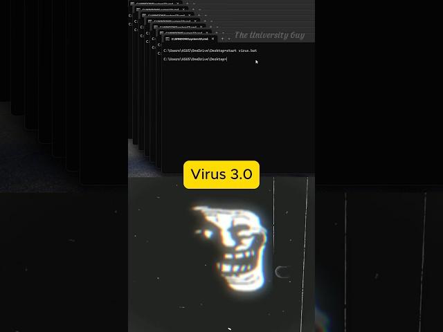 I Made a Virus and It Froze my Computer #shorts