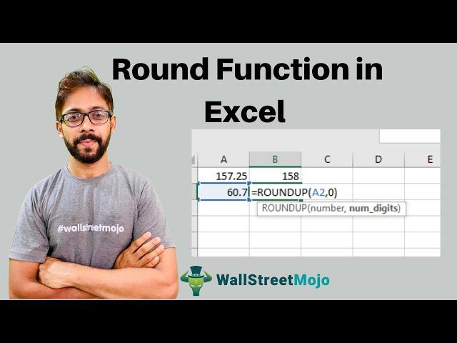 Round Function in Excel (ROUND, ROUNDUP, ROUNDDOWN, and MROUND)