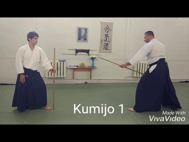 Aikido Iwama ryu 10 kumijo. Vinogradov Evgeny.