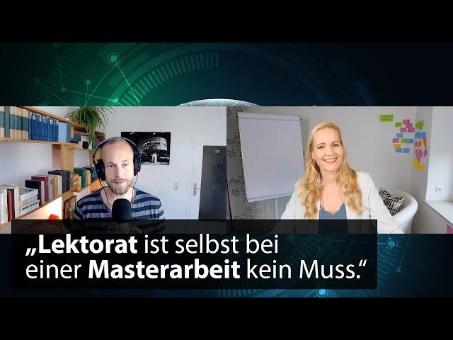 Bachelorarbeit: Lohnt sich ein Lektorat? Gutachterin Nadine Syring gibt Tipps