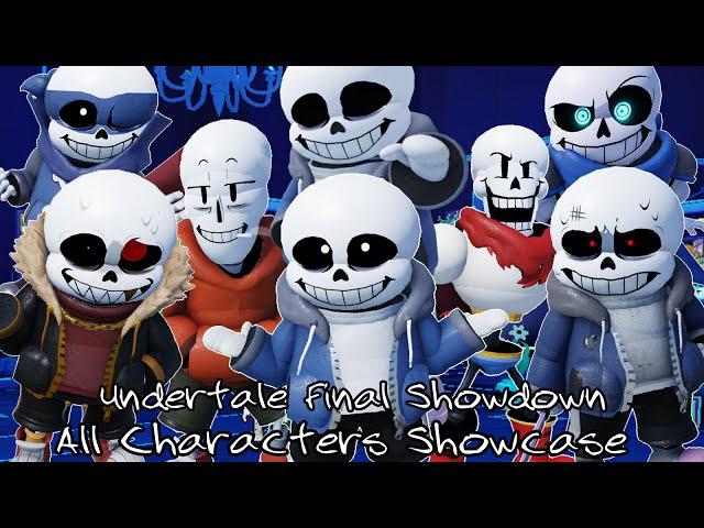 BEST ROBLOX UNDERTALE GAME!? Undertale : Final Showdown ALL Characters Showcase