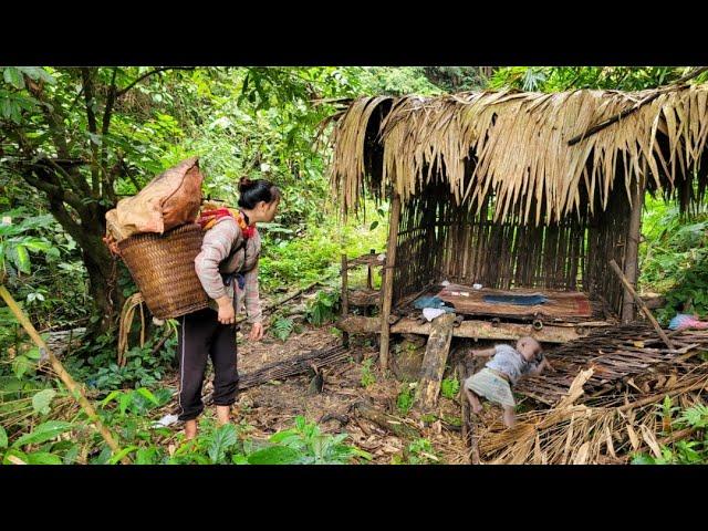 The mother panicked when she saw an abandoned house deep in the forest / ly tam ca