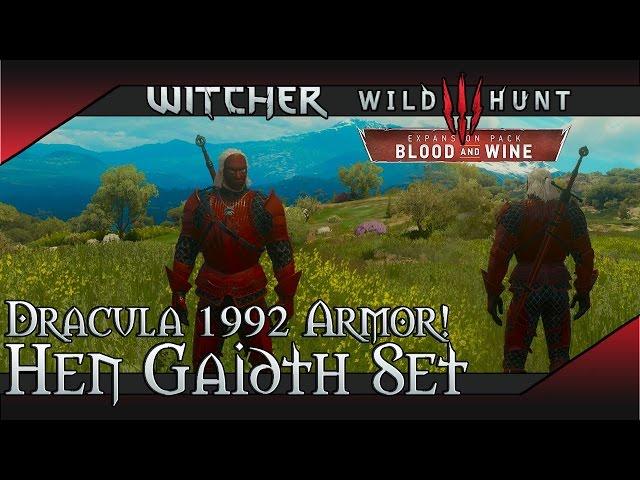 Witcher 3: Blood and Wine - Hen Gaidth Full Set Location & Showcase (Dracula 1992 Easter Egg)