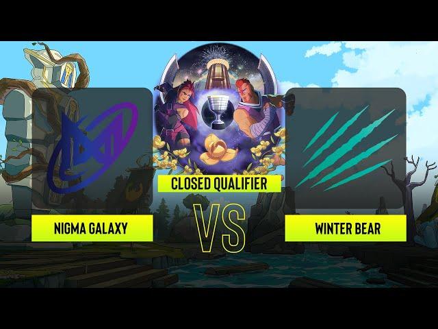 Dota2 - Nigma Galaxy vs Winter Bear - ESL One - Bangkok: MESWA Closed Qualifier