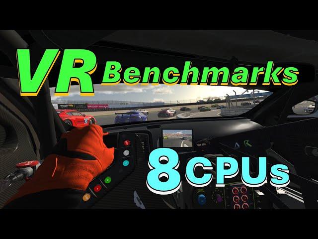 iRacing VR with 8 CPUs