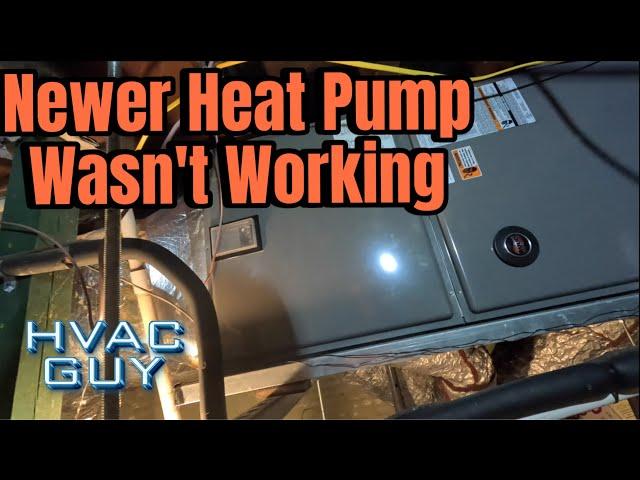 Heat Strips Were Working, But Not The Heat Pump! #hvacguy #hvaclife #hvactrainingvideos