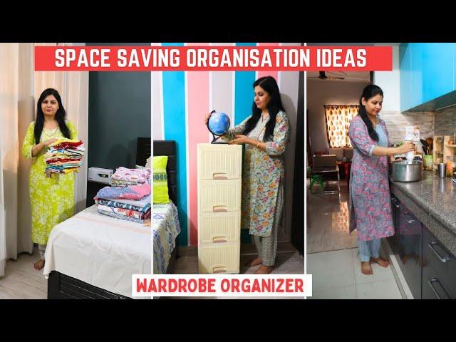 SPACE SAVING Organization IDEAS For Stress Free Homemaking | Ideas For Wardrobe | Home Organization