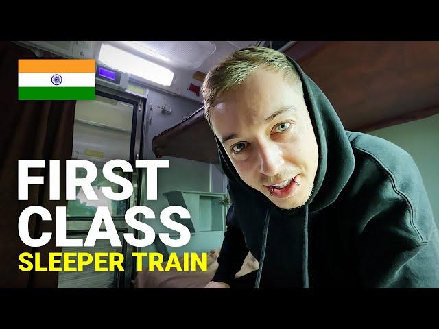 $45 Indian First Class Sleeper Train | Goa to Kerala! 