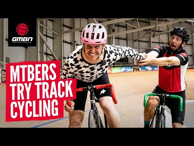 We Tried Track Cycling! | Can Mountain Bikers Ride A Velodrome?