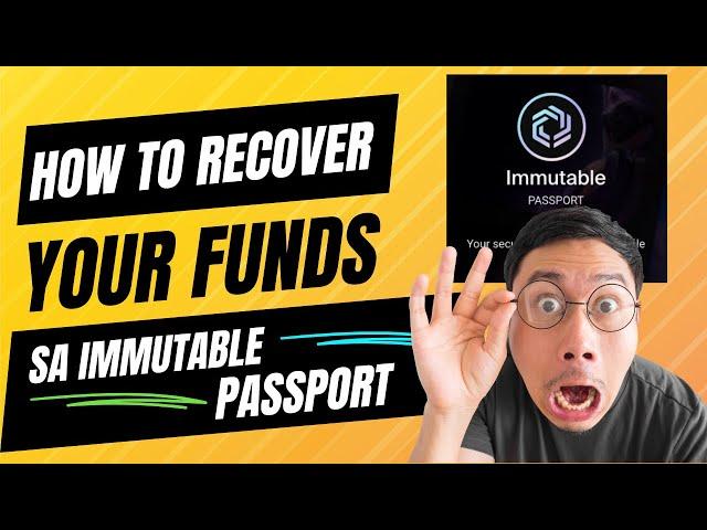 How to Recover your USDC ETH IMX in Immutable Passport | Wrong Send? No problem