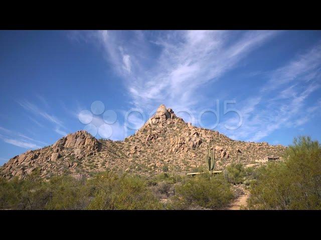 Pinnacle Peak Scottsdale Timelapse. Stock Footage