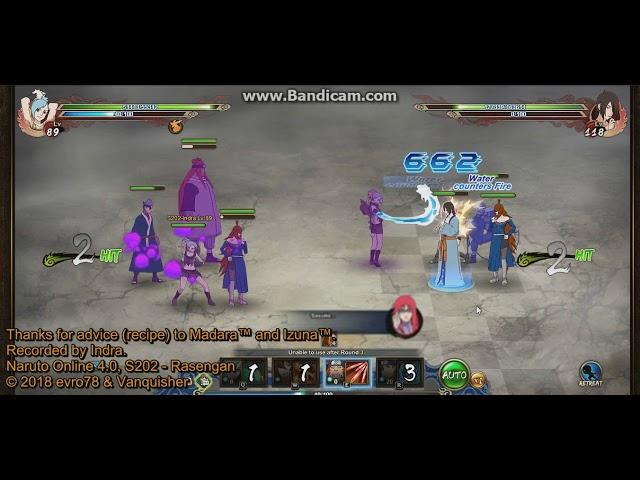 Naruto online 4.0 - Ninja Exam 172 - Water main (Azure Fang)