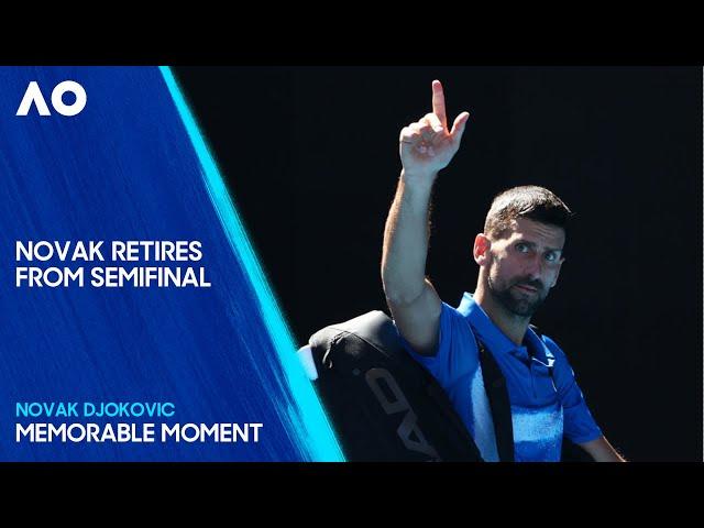 Novak Djokovic Retires from Semifinal against Alexander Zverev | Australian Open 2025