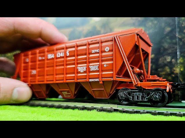 Hopper wagon scale model 1/87. Our trains special issue 2. About trains ENG ESP SUB