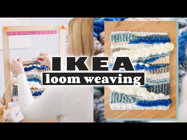 How to WEAVE using an IKEA LOOM (Ikea Lustigt Hack for beginners!)