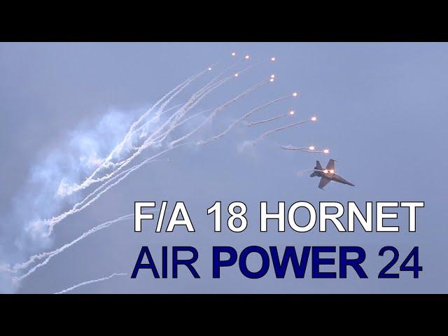 AIRPOWER 24 F/A 18 HORNET Display