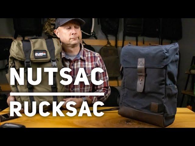 NUTSAC RUCKSAC Review // Waxed-Canvas Top-Loader vs GORUCK M22 & AZO Equipment Amhara