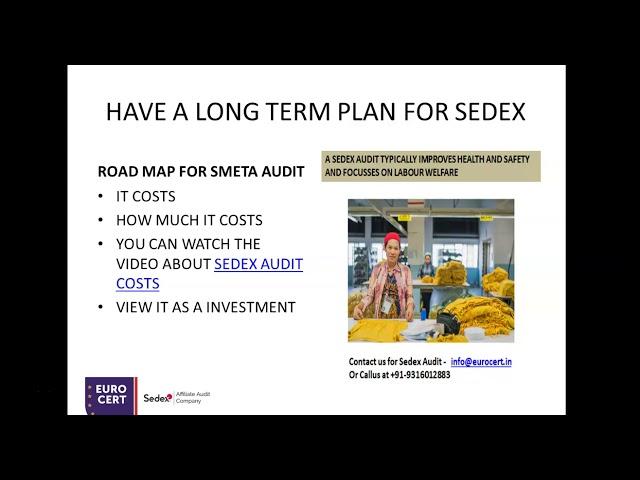 Sedex Audit Roadmap -