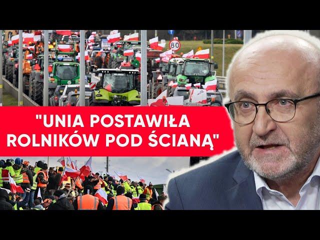 Protest rolników. Karygodne błędy polskiego rządu. Dr Gantner: Skutki mogą być tragiczne