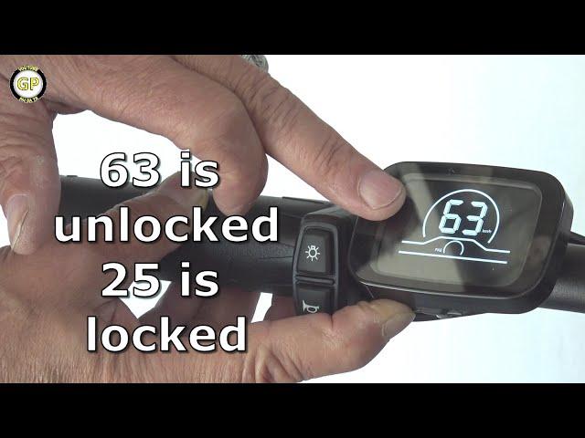 How to Unlock E-bike ENGWE M20 and L20