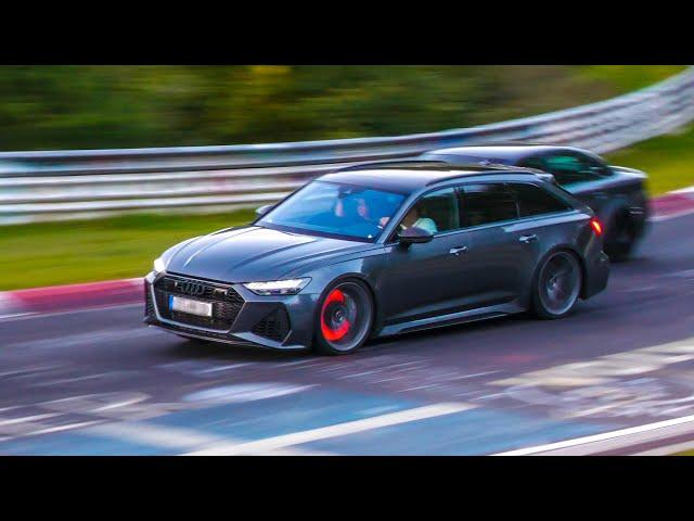 AUDI RS Nürburgring Compilation 2023- R8, RS6, RS3, RS4 etc Nordschleife Touristenfahrten